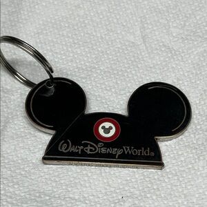 Disney Black and Red Mickey Mouse Keychain